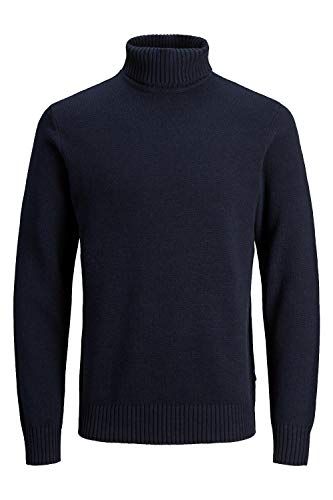 Jack & Jones Jorclyde Knit Roll Neck Ltn Camiseta Cuello Alto, Sky Captain, M para Hombre