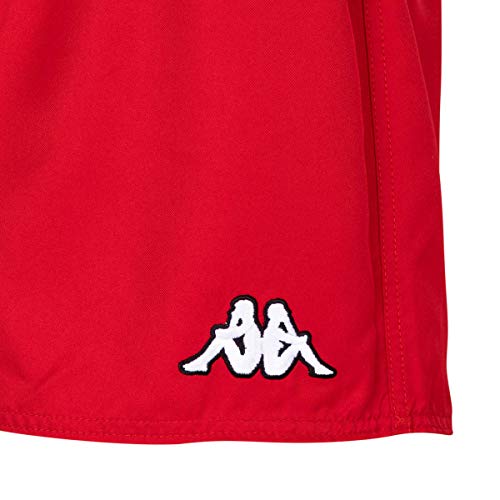 Kappa Fredo Pantalón Corto, Hombre, Rojo, 3XL