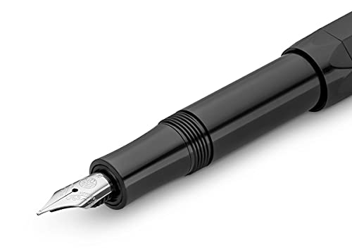 Kaweco Skyline Sport Pluma estilográfica, color negro, grosor M