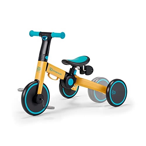 Kinderkraft Tricycle 4TRIKE primrose yellow - Sillas de paseo, Unisex Infantil, Multicolor(primrose yellow)