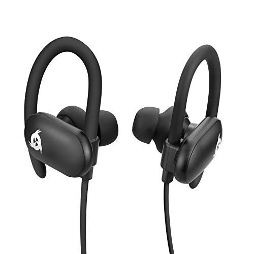 KLIM Fit Auriculares Bluetooth Deportivos Sonido + Batería de Larga duración, 5 años de garantía + Cascos inalámbricos para Correr, Gimnasio, Deporte + IPX4 Antisudor + NUEVOS 2021