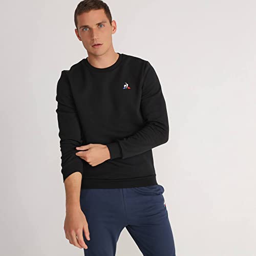 Le Coq Sportif ESS Crew Sweat N°2 Sudadera, Hombre, Black, S