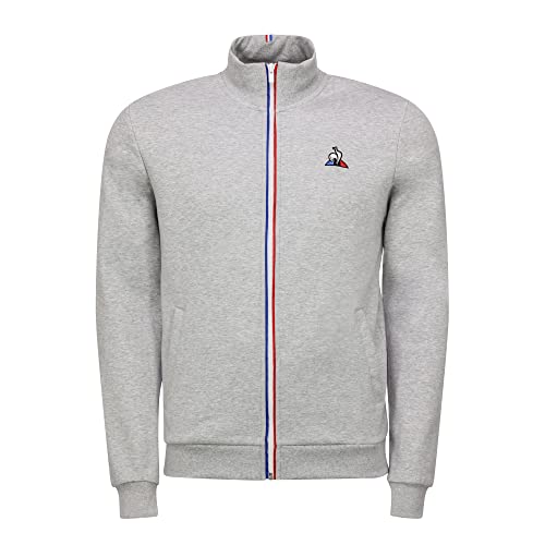 Le Coq Sportif ESS FZ Sweat N°2 Sudadera, Hombre, Gris chiné Clair, S