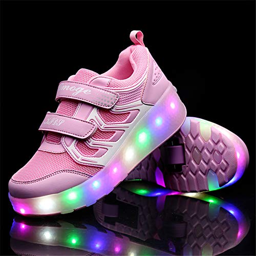 Led Luces Zapatos con Ruedas para Pequeños Niño y Niña Automática Calzado de Skateboarding Deportes de Exterior Patines en Línea Brillante Mutilsport Aire Libre y Deporte Gimnasia Running Zapatillas