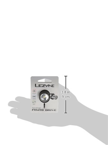 LEZYNE 1-LED-1-V104 Luz Led Delantera, Negro, M