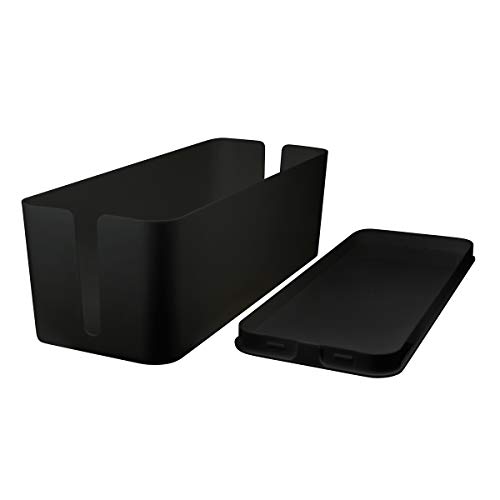 LogiLink KAB0062 organizador de cables Cable box Negro 1 pieza(s) - Organizadores de cables (Cable box, Negro, De plástico, 135 mm, 400 mm, 160 mm)