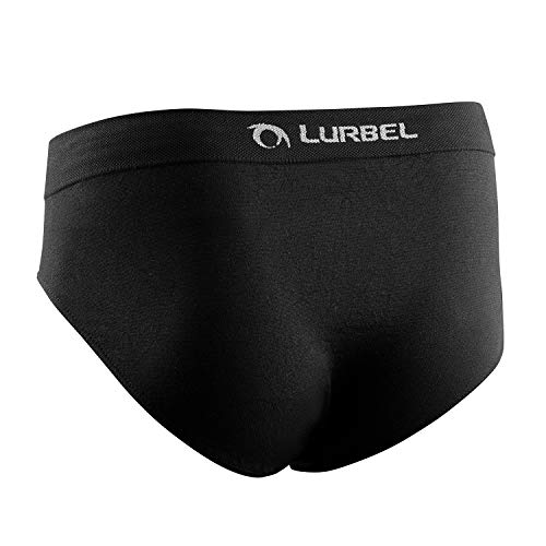 LURBEL Oxigeno Slip, Calzoncillos Deportivos, Calzoncillos Transpirables y antibacterianos, Ropa Interior Deportiva Hombre, Slip Deportivo (Negro, Mediana - M)