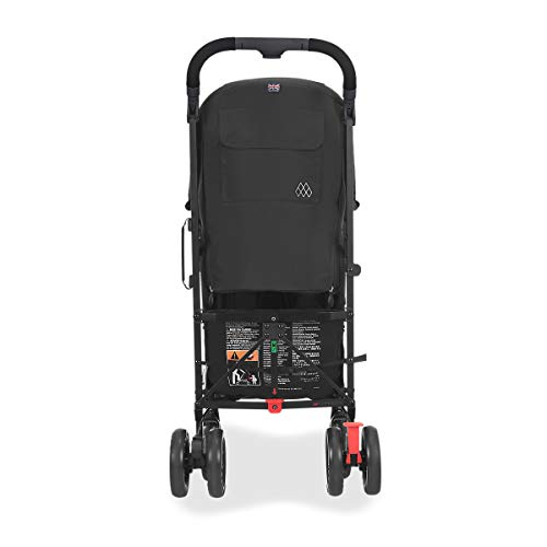 Maclaren Techno Arc silla de paseo tipo paraguas ligero , Para niños de recién nacidos hasta 25 kg, capota extensible con factor UPF 50+ y asiento reclinable, Accesorios incluidos, Negro