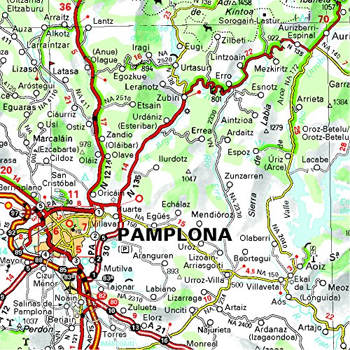 Mapa Regional País Vasco/Euskadi, Navarra, La Rioja (Carte regionali)