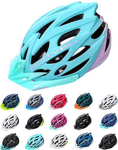 meteor Casco Bicicleta - Helmet Ciclismo para Jóvenes y Adulto Bicicleta Patineta Skate Patines Monopatines - Bici Accesorios - El diseño Ligero - Muchos Patrones - Marven