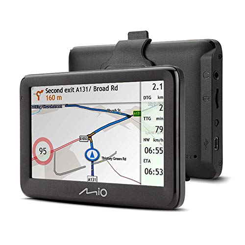 Mio Pilot 15 LM Fijo 5" Pantalla táctil 168g Negro navegador - Navegador GPS (Multi, Toda Europa, 12,7 cm (5"), 480 x 272 Pixeles, MicroSD (TransFlash), 128 MB)