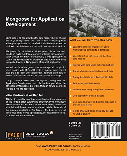 Mongoose for Application Development