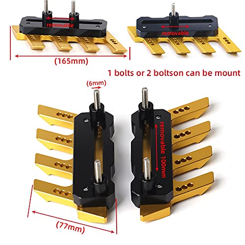 Moto Guardabarros Trasero delantero PPara D&ucati para M&ultistrada 950 1200 1260 S para E&NDURO Protector de horquilla delantera para motocicleta Fender Slider Guard 1260s Guardabarros Frontal Mudfla