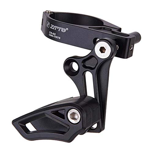 NGHSDO Guia Cadenas ​Bicicleta MTB Guía de Cadena 31.8-35mm Protector de encadenamiento Ligero MTB Mountain Road Bike Hollow-Design Cadenas de Bicicletas Piezas GuíA De Cadena