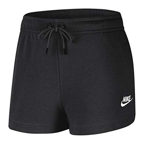 NIKE CJ2158 W NSW ESSNTL FLC HR Short FT Shorts Women's Black/White 2XL