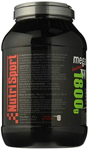 Nutrisport Mega Protein 5 Whey Vainilla 1,8Kg. 1800 g