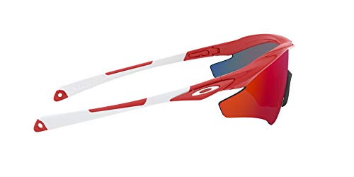 Oakley - Gafas de sol Pantalla M2 Frame, Red/Positive Red Iridium (S3)