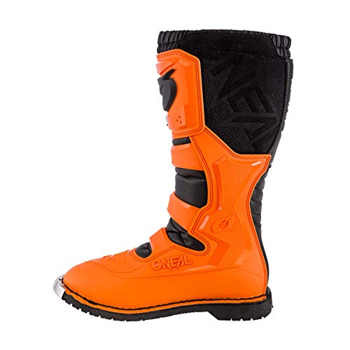 O'Neal Rider Pro Botas DE Motocicleta, Unisex-Adult, Naranja, 44 EU