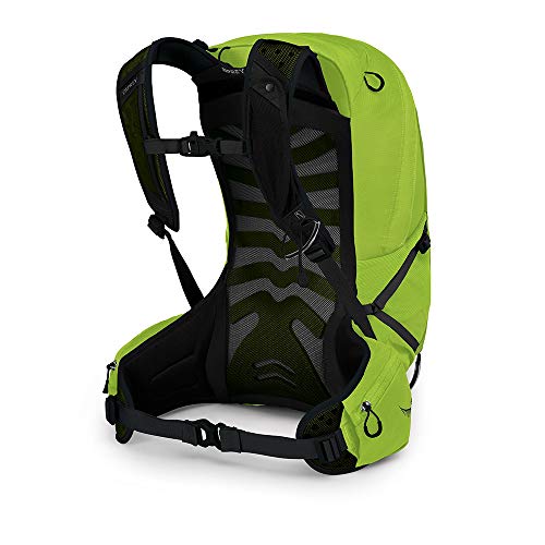 Osprey Talon 22 Mochila de senderismo para Hombre, Verde (Limon Green), Talla S/M