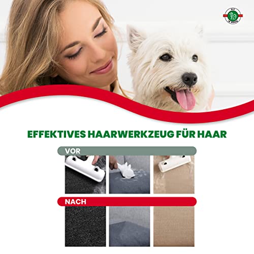 PET IN GREEN Quita Pelos Mascota Rodillo | Cepillo de Limpieza Removedor de Pelaje para Gatos y Perros, Lavable Y Reutilizable Animales Cepillos Depilación, para Alfombras, Muebles, Ropa y Sofá