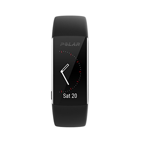 Polar A370 Reloj de fitness con GPS conectado y Frecuencia cardíaca en la muñeca. Actividad 24/7 - Negro, M/L