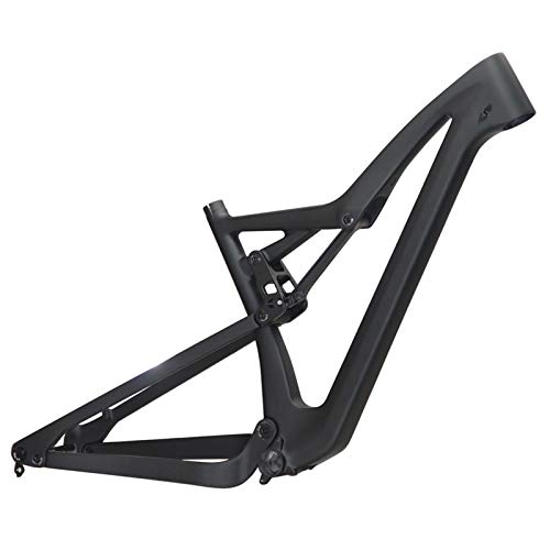 PPLAS Nuevo 29er 27.5er Colada Completa Marco de Bicicleta de montaña 148x12mm Fibra de Carbono MTB Frame Acepte (Color : UD Matte Black, Size : 17.5inch)