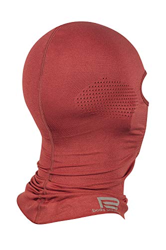 Prosske Pasamontañas térmico de malla para mujer, hombre, niño, niña, niño, pasamontañas rojo XS/S