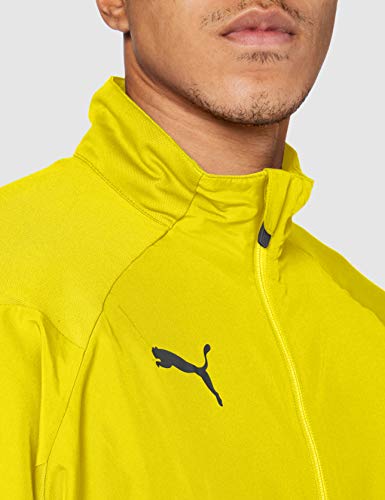 PUMA Liga Sideline Chaqueta de Entrenamiento, Hombre, Cyber Yellow / Black, S