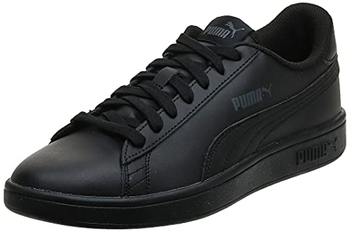 PUMA Smash v2 L, Zapatillas Bajas, para Unisex adulto, Negro (Puma Black-Puma Black), 43 EU