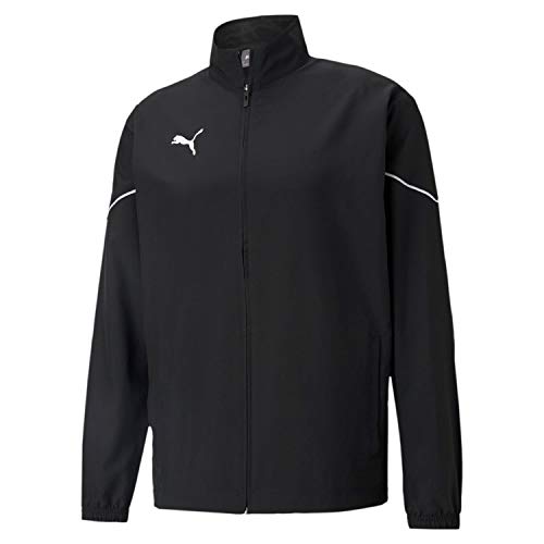 PUMA Teamrise Sideline Jacket Chaqueta De Entrenamiento, Hombre, Black White, S