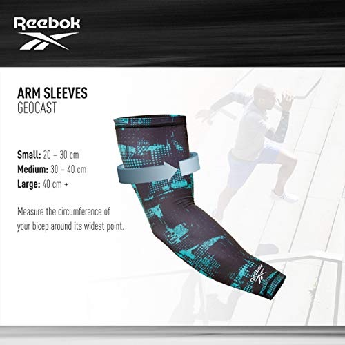 Reebok Manga del Brazo - Geocast, Grande (Bíceps 40+ cm)