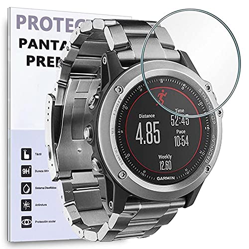 REY 6X Protector de Pantalla para Garmin Fenix 3 - Fenix 3 HR