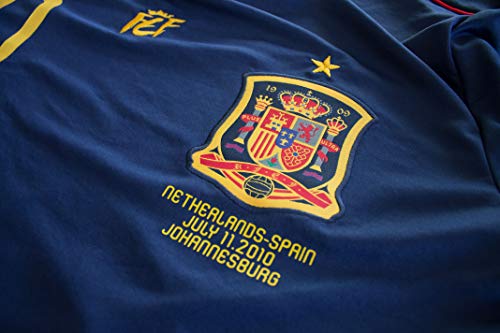 RFEF - Camiseta oficial conmemorativa final Mundial Sudáfrica 2010 dorsal 10