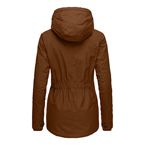 riou Abrigo Mujer Invierno Rebajas Chaqueta Moda Informal Suéter Talla Grande Camisa de Manga Larga Deportivos Cálido Outerwear al Aire Libre Slim Fit Chaquetas