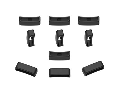 Ruentech - Anillo de Cierre compatible con garmin Vivoactive HR Banda, Correa de Silicona para Reloj Inteligente compatible con garmin Vívoactive HR Sport GPS, Color 10 pcs