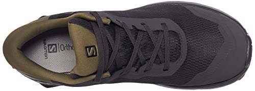 Salomon X Reveal Gore-Tex (impermeable) Hombre Zapatos de trekking, Negro (Phantom/Burnt Olive/Black), 43 ⅓ EU