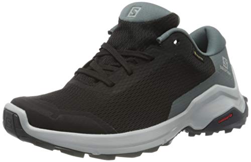 Salomon X Reveal Gore-Tex (impermeable) Mujer Zapatos de trekking, Negro (Black/Stormy Weather/Ebony), 36 EU