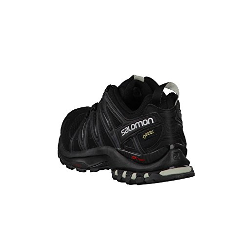 Salomon XA Pro 3D GTX W, Zapatillas de Trail Running Hombre, Negro (Black/Black/Mineral Grey), 43 1/3 EU