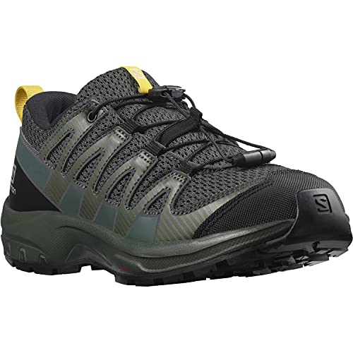 Salomon XA Pro V8 unisex-niños Zapatos de trail running, Negro (Black/Urban Chic/Sulphur), 39 EU