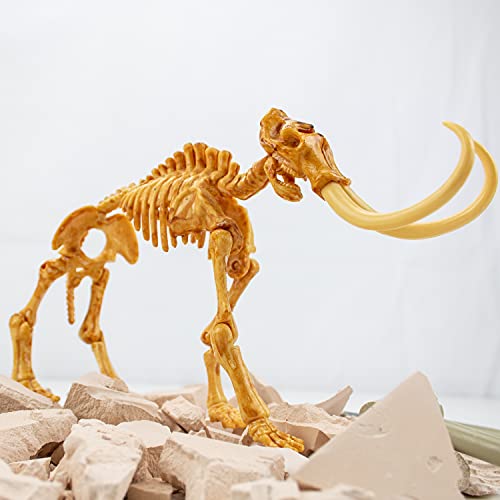 Science4you - Mamut Excavaciones Fósiles - Dinosaurios para Niños 6+ Años - Excava 17 Fosiles con Este Juego Arqueologia, Set de Paleontologo, Ciencia y Juguetes para Niños +6 Años