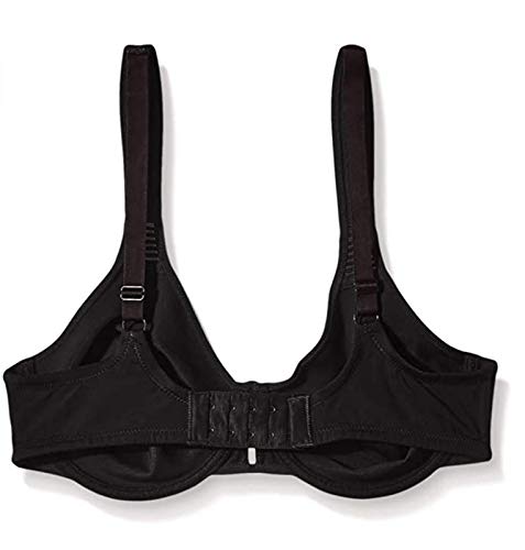 Selene Lorea 100F Negro, Sujetador con Aros, Reductor Minimizer, para Mujer, Negro ES Talla -100F, (Talla Europea - 85F)