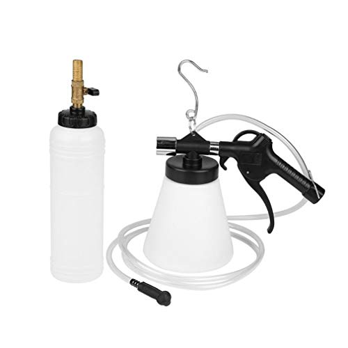 Sensiabl Kit de purga de freno de aire neumático de plástico embrague vacío extractor de purga de vacío máquina de cambio de llenado de líquido olla doble 10 piezas blanco 260 * 210 * 130 mm