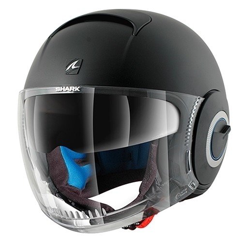 Shark Shark Nano Casco Jet, Negro Mate, M (57/58)