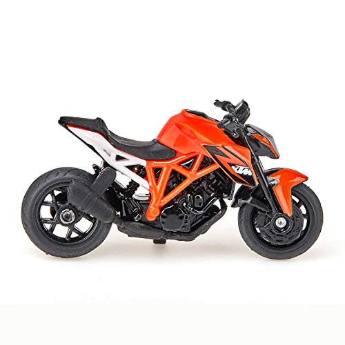 siku 1384, Moto KTM 1290 Super Duke R, Metal/Plástico, Naranja, Ruedas de goma