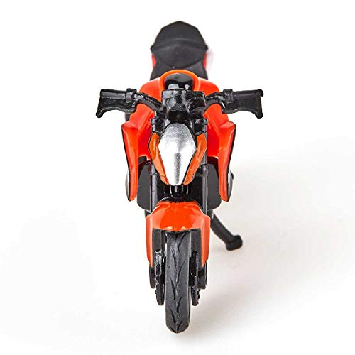 siku 1384, Moto KTM 1290 Super Duke R, Metal/Plástico, Naranja, Ruedas de goma