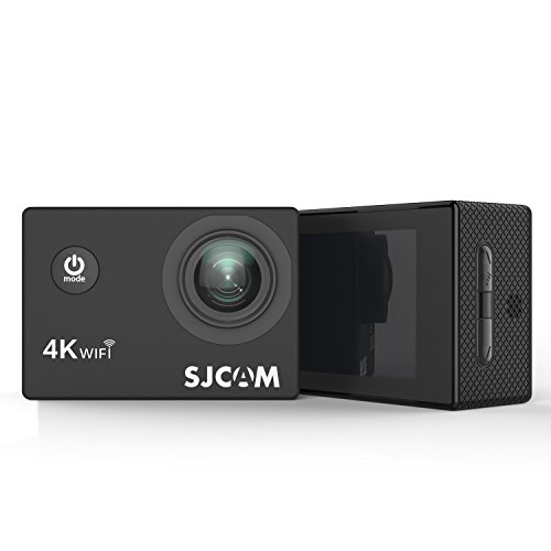 SJCam SJ4000 Air - Videocámara (4K, 16 MP, WiFi, Pantalla Trasera 2" LTPS LCD), Color Negro