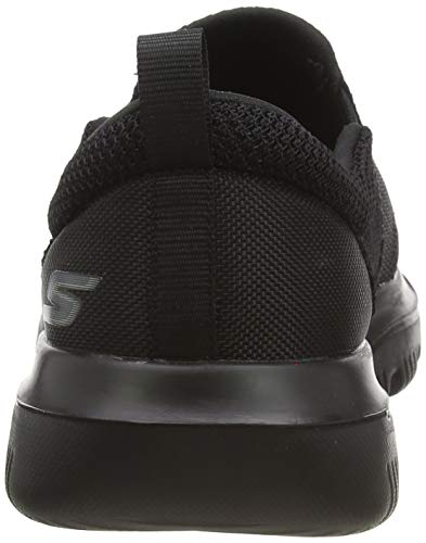 Skechers Performance Go Walk Evolution Ultra-Impec, Zapatillas sin Cordones Hombre, Negro (BBK Black Textile), 46 EU