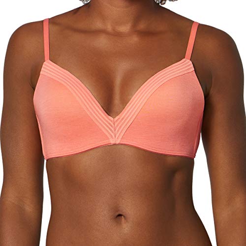 Sloggi Wow Embrace PU Sujetador sin Aros, Naranja (Orange/Light Combination M017), 75A (Talla del Fabricante: Medium) para Mujer