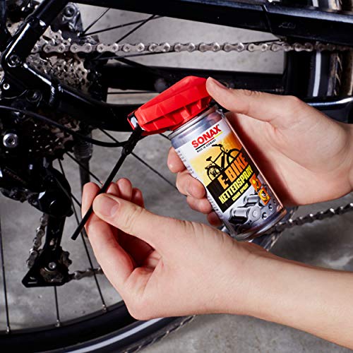 SONAX E-BIKE Spray (100 ml) para cadenas con EasySpray | N.° 08721000