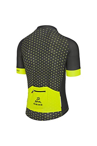 Spiuk Performance Maillot, Hombre, Gris/Amarillo, M